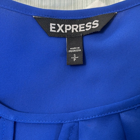 Women’s Express Blouse size S blue - Picture 3 of 3
